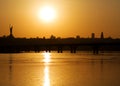 Dnepro river Kiev Royalty Free Stock Photo