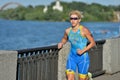 Dnepropetrovsk ETU Sprint Triathlon European Cup Royalty Free Stock Photo