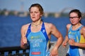 Dnepropetrovsk ETU Sprint Triathlon European Cup Royalty Free Stock Photo