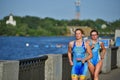 Dnepropetrovsk ETU Sprint Triathlon European Cup Royalty Free Stock Photo