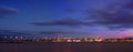 Dnepropetrovsk night panorama Royalty Free Stock Photo