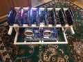 Setting up a cryptocurrency mining rig with optimal operating parameters