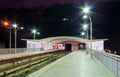 Dnieper metro station Royalty Free Stock Photo