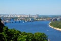 Dnieper River, Kiev Ukraine Royalty Free Stock Photo