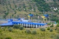 Dniester HES-2 hydroelectric power station, Ukraine Royalty Free Stock Photo