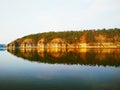 The Dniester river in summer Royalty Free Stock Photo