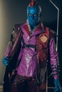 DNIPRO, UKRAINE - JUNE 26, 2019: Cosplayer portraying Yondu from movie Guardians of the Galaxy Royalty Free Stock Photo