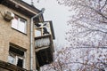 Dnipro, Ukraine Nov 17, 2022: damaged facade of a residential building