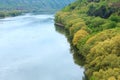 Dnister river bend canyon Royalty Free Stock Photo