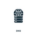 Dns icon. Premium style design from web hosting icon collection. Pixel perfect Dns icon for web design, apps, software