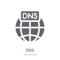 Dns icon. Trendy Dns logo concept on white background from web h