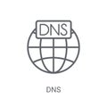 Dns icon. Trendy Dns logo concept on white background from web h