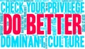 Do Better Word Cloud Royalty Free Stock Photo