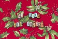 Do good others charity help helping hands kindness Royalty Free Stock Photo