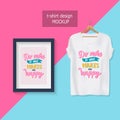 Do more of what makes you happy. Lettering motivational quotes. T-shirt design