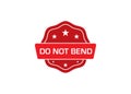 Do no bend stamp,do no bend rubber stamp,