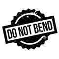 Do Not Bend rubber stamp Royalty Free Stock Photo