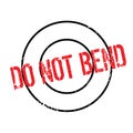 Do Not Bend rubber stamp Royalty Free Stock Photo