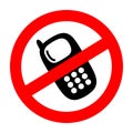 Do not call on your mobile phone black