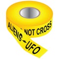 Do not cross - aliens ufo