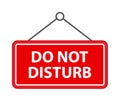 Do not disturb signboard