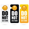 Do not disturb design illustration in colorful