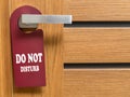 Do not disturb door hanger Royalty Free Stock Photo