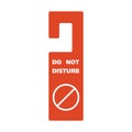 Do not disturb door hanger symbol template.