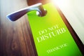 Do Not Disturb Hotel Hanger