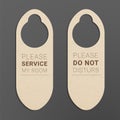 Do not disturb door hangers