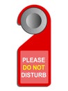 'do not disturb' sign