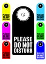 Do Not Disturb Sign Royalty Free Stock Photo