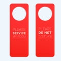 Do not disturb sign template Royalty Free Stock Photo