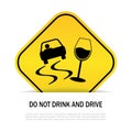 Do not drink and drive Royalty Free Stock Photo