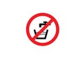 Do not drink no drinking prohibition sign ban symbol icon pictogram
