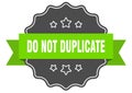 do not duplicate label Royalty Free Stock Photo