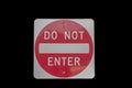 Do not enter sign