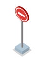 Do Not Enter - Traffic Sign Royalty Free Stock Photo