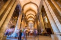 Interior, of the Saint-Nazaire-et-Saint-Celse Basilica, of the City of Carcassonne.