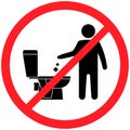 Do not litter in the toilet. Toilet no trash. Keeping the clean. Please do not flush paper towels, sanitary products, sign.