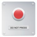 Do Not Press Button Dont Push Button