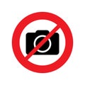 Do not sign on white background vector Royalty Free Stock Photo