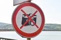 Do not take photos sign