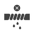 Do Not Wring icon vector image.