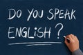 Do you speak English Royalty Free Stock Photo