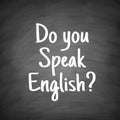 Do you speak English Language Concept