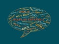 Do You Speak Spanish in Spain language words hablas EspaÃÂ±ol speak Spanish bubble speech. with most popular Spanish words in net