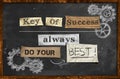 Do Your Best - Key Of Success