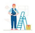 Do it yourself - colorful flat design style illustration Royalty Free Stock Photo