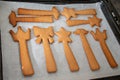 Do it yourself: Gingerbread cookies tutorial. Step by step recipe. Step 22.